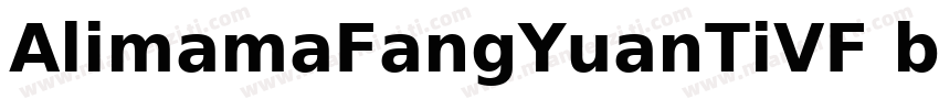 AlimamaFangYuanTiVF blod字体转换